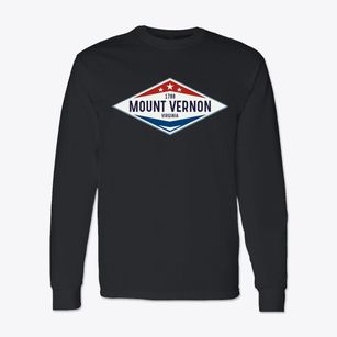 Mount Vernon Virginia Diamond Star Classic Long Sleeve T-Shirt