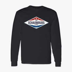 Schaumburg Illinois Diamond Star Classic Long Sleeve T-Shirt