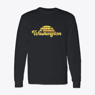 Washington New Jersey Sublime Sunset Classic Long Sleeve T-Shirt