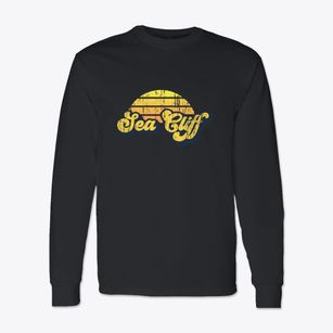 Sea Cliff New York Sublime Sunset Classic Long Sleeve T-Shirt