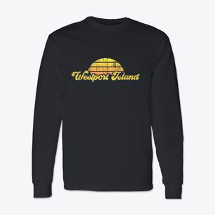 Westport Island Maine Sublime Sunset Classic Long Sleeve T-Shirt