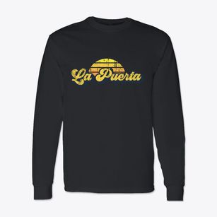 La Puerta Texas Sublime Sunset Classic Long Sleeve T-Shirt