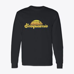 Snoqualmie Washington Sublime Sunset Classic Long Sleeve T-Shirt