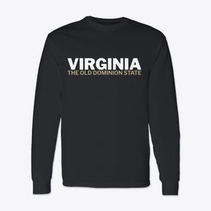  Virginia White and Gold Classic Long Sleeve T-Shirt