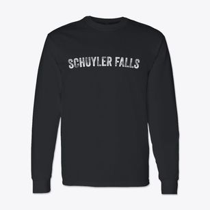 Schuyler Falls New York Timeless Retro Classic Long Sleeve T-Shirt