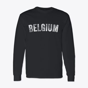 Belgium Wisconsin Timeless Retro Classic Long Sleeve T-Shirt