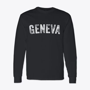 Geneva New York Timeless Retro Classic Long Sleeve T-Shirt