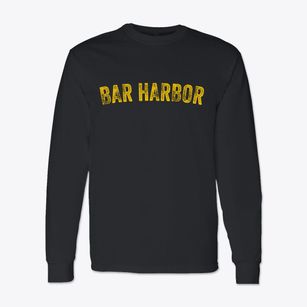 Bar Harbor Maine Timeless Retro Classic Long Sleeve T-Shirt