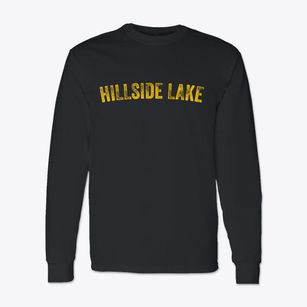 Hillside Lake New York Timeless Retro Classic Long Sleeve T-Shirt