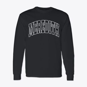 Meredith New Hampshire Trendy Block Classic Long Sleeve T-Shirt