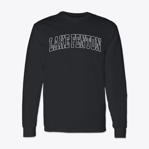 Lake Fenton Michigan Trendy Block Classic Long Sleeve T-Shirt