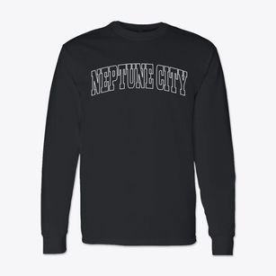 Neptune City New Jersey Trendy Block Classic Long Sleeve T-Shirt