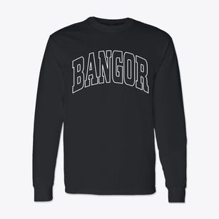 Bangor Maine Trendy Block Classic Long Sleeve T-Shirt