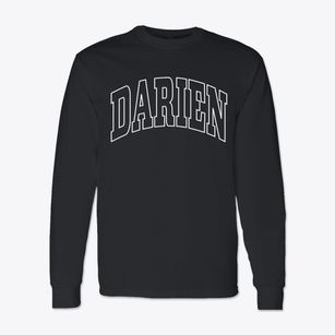 Darien Illinois Trendy Block Classic Long Sleeve T-Shirt