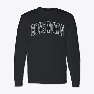 Boys Town Nebraska Trendy Block Classic Long Sleeve T-Shirt