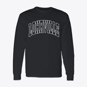 Lohrville Wisconsin Trendy Block Classic Long Sleeve T-Shirt