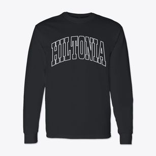 Hiltonia Georgia Trendy Block Classic Long Sleeve T-Shirt
