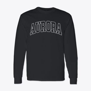 Aurora Ohio Trendy Block Classic Long Sleeve T-Shirt