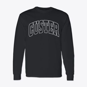Custer Montana Trendy Block Classic Long Sleeve T-Shirt