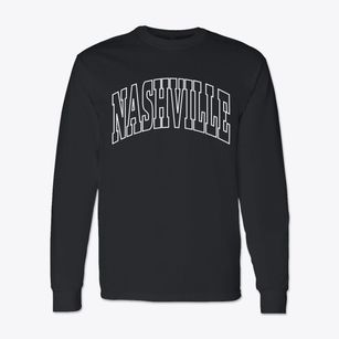 Nashville Kansas Trendy Block Classic Long Sleeve T-Shirt