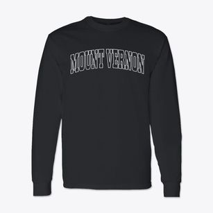 Mount Vernon Virginia Trendy Block Classic Long Sleeve T-Shirt
