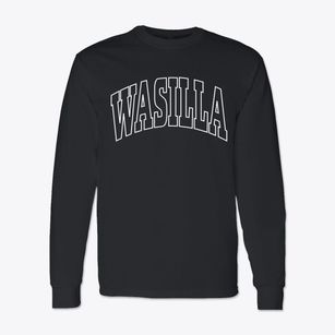 Wasilla Alaska Trendy Block Classic Long Sleeve T-Shirt