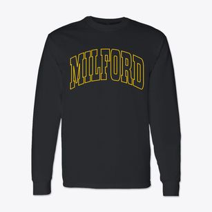 Milford Ohio Trendy Block Classic Long Sleeve T-Shirt