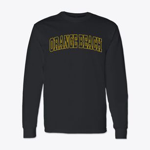 Orange Beach Alabama Trendy Block Classic Long Sleeve T-Shirt