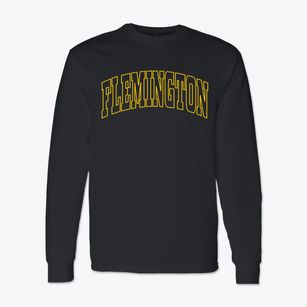 Flemington New Jersey Trendy Block Classic Long Sleeve T-Shirt