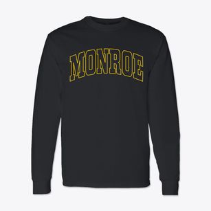 Monroe Louisiana Trendy Block Classic Long Sleeve T-Shirt