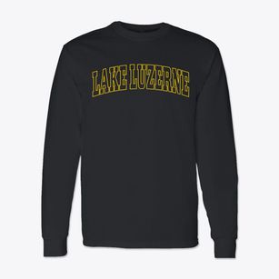 Lake Luzerne New York Trendy Block Classic Long Sleeve T-Shirt
