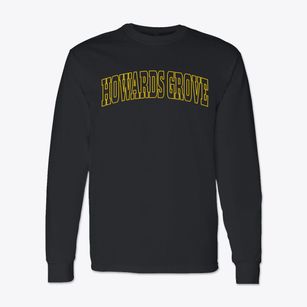 Howards Grove Wisconsin Trendy Block Classic Long Sleeve T-Shirt