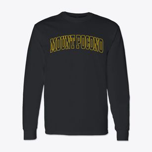 Mount Pocono Pennsylvania Trendy Block Classic Long Sleeve T-Shirt