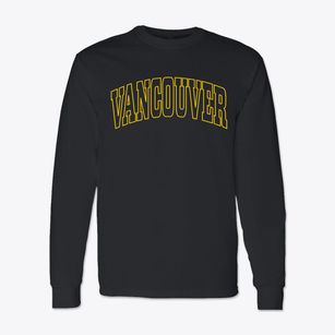Vancouver Washington Trendy Block Classic Long Sleeve T-Shirt