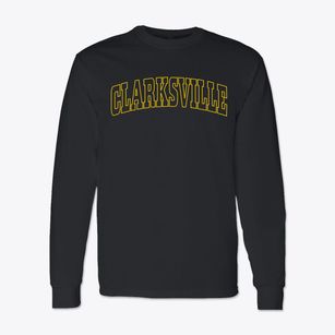 Clarksville Iowa Trendy Block Classic Long Sleeve T-Shirt