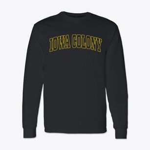 Iowa Colony Texas Trendy Block Classic Long Sleeve T-Shirt