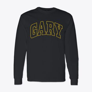 Gary West Virginia Trendy Block Classic Long Sleeve T-Shirt