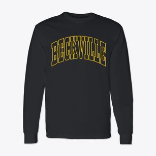 Beckville Texas Trendy Block Classic Long Sleeve T-Shirt