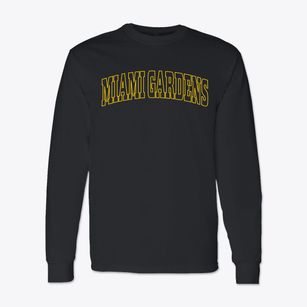 Miami Gardens Florida Trendy Block Classic Long Sleeve T-Shirt