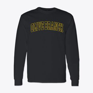 Olive Branch Illinois Trendy Block Classic Long Sleeve T-Shirt