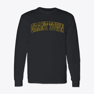 Grant Town West Virginia Trendy Block Classic Long Sleeve T-Shirt