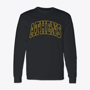 Athens Vermont Trendy Block Classic Long Sleeve T-Shirt