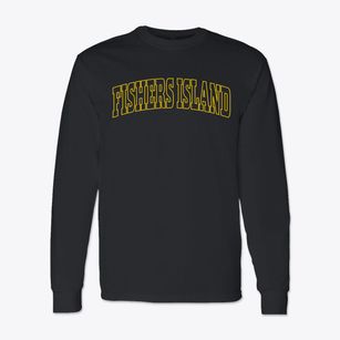 Fishers Island New York Trendy Block Classic Long Sleeve T-Shirt