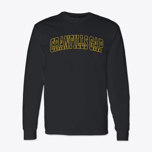 Cranfills Gap Texas Trendy Block Classic Long Sleeve T-Shirt