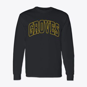 Groves Texas Trendy Block Classic Long Sleeve T-Shirt