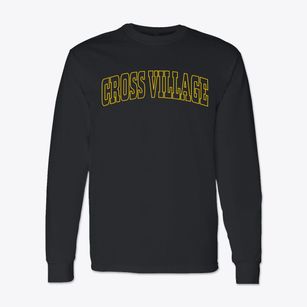 Cross Village Michigan Trendy Block Classic Long Sleeve T-Shirt
