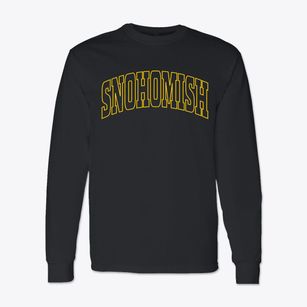 Snohomish Washington Trendy Block Classic Long Sleeve T-Shirt