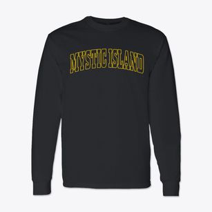 Mystic Island New Jersey Trendy Block Classic Long Sleeve T-Shirt