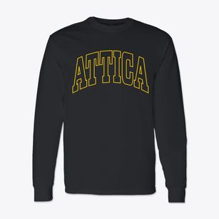 Attica New York Trendy Block Classic Long Sleeve T-Shirt