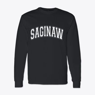 Saginaw Michigan Varsity Classic Long Sleeve T-Shirt